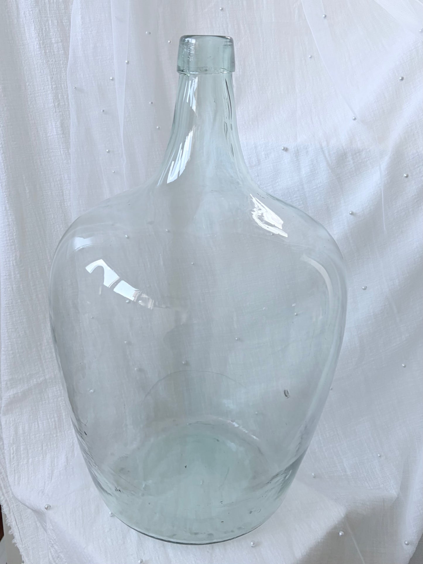 Ballonvase transparent /grün