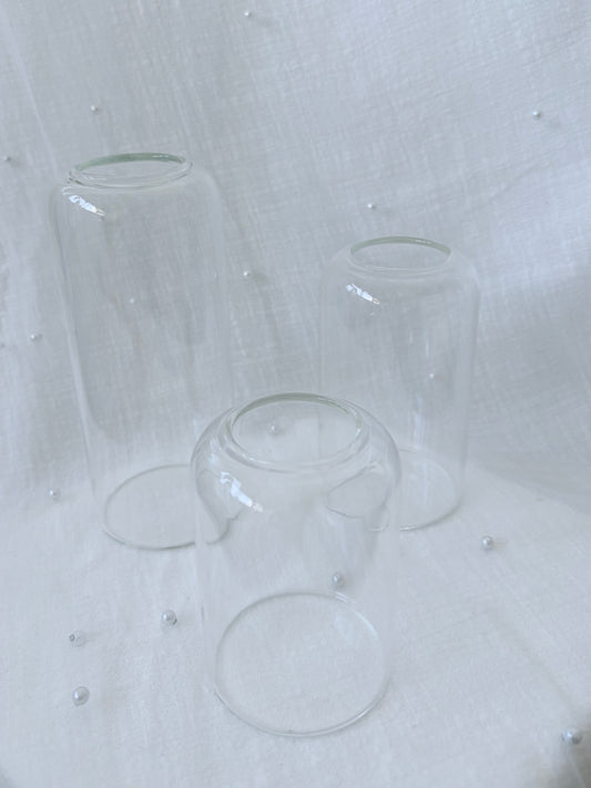Vasen tansparent 3er Set