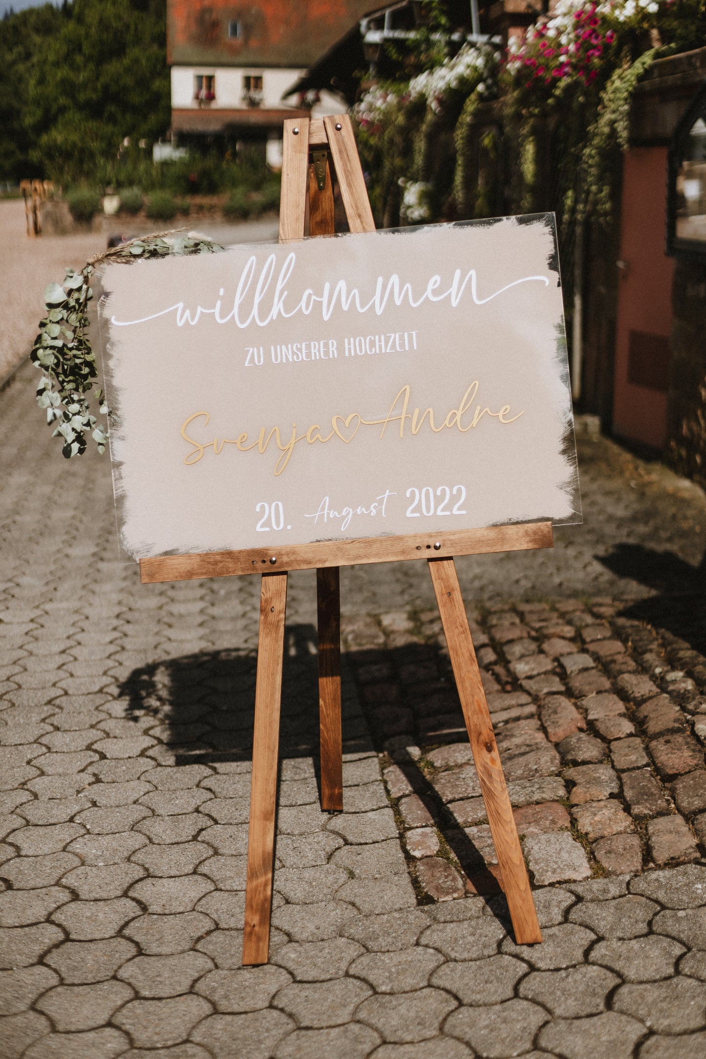 Willkommensschild | Acrylschild
