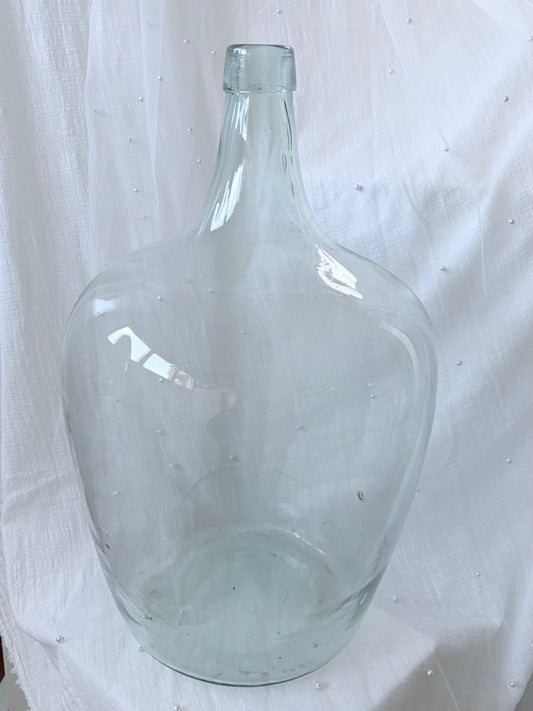 Ballonvase transparent /grün